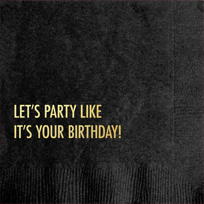 Party Like Birthday Cocktail Napkin