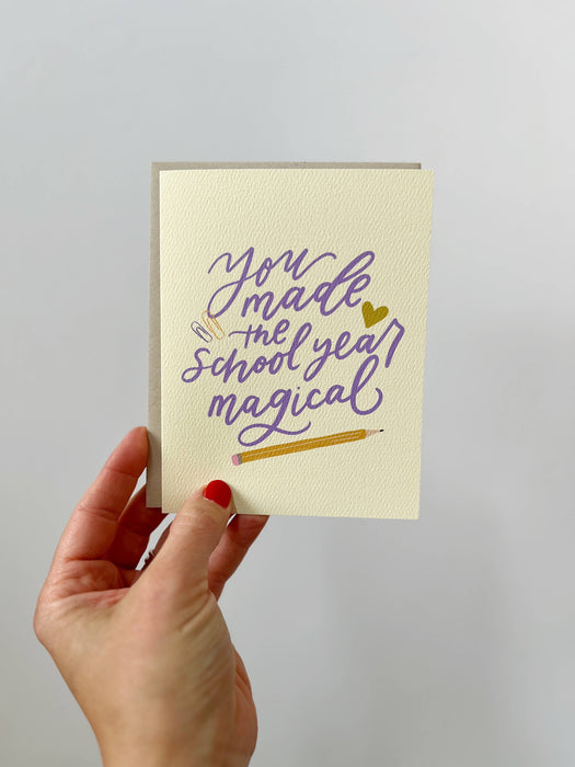 Magical School Year Card