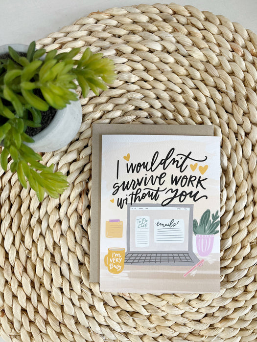 Work Bestie Card