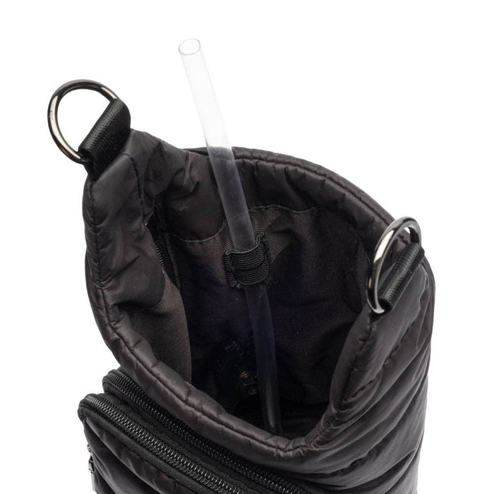 Black Matte HydroBag HANDLE w/Vegan Leather Strap