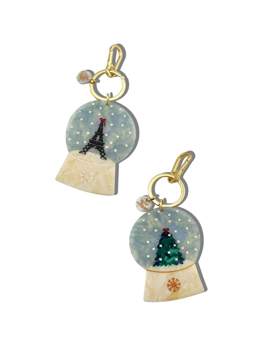 Snowglobe Bag Charm + Keychain