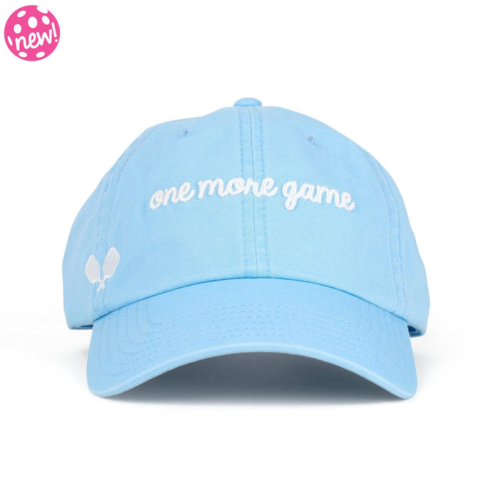 Light Blue One More Game Hat