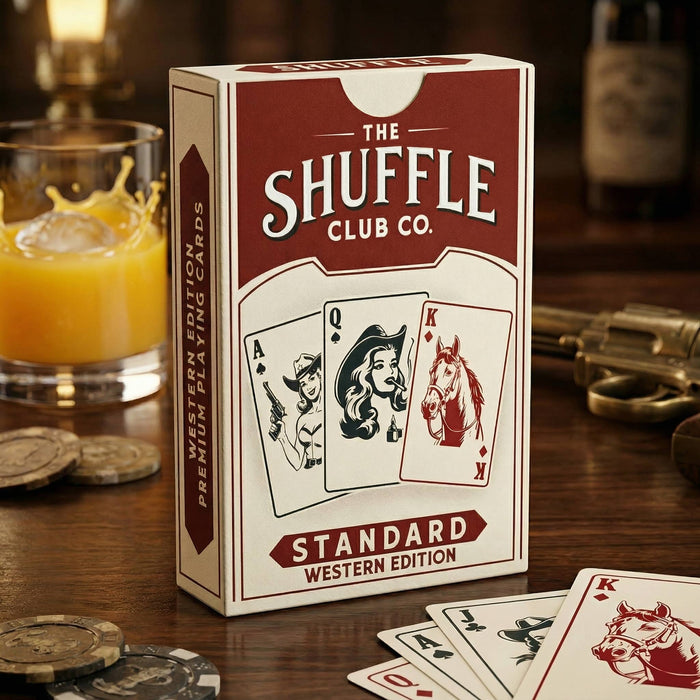 Vintage Cowboy Deck of Playing Cards