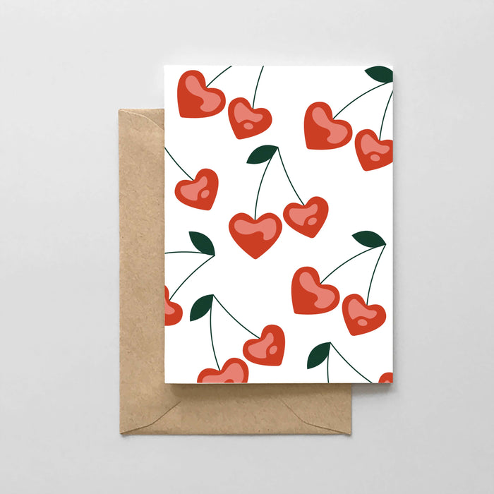 Heart Cherry Card