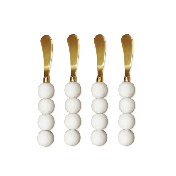 RESIN Sorbet Speaders Set of 4 ( Coconut)