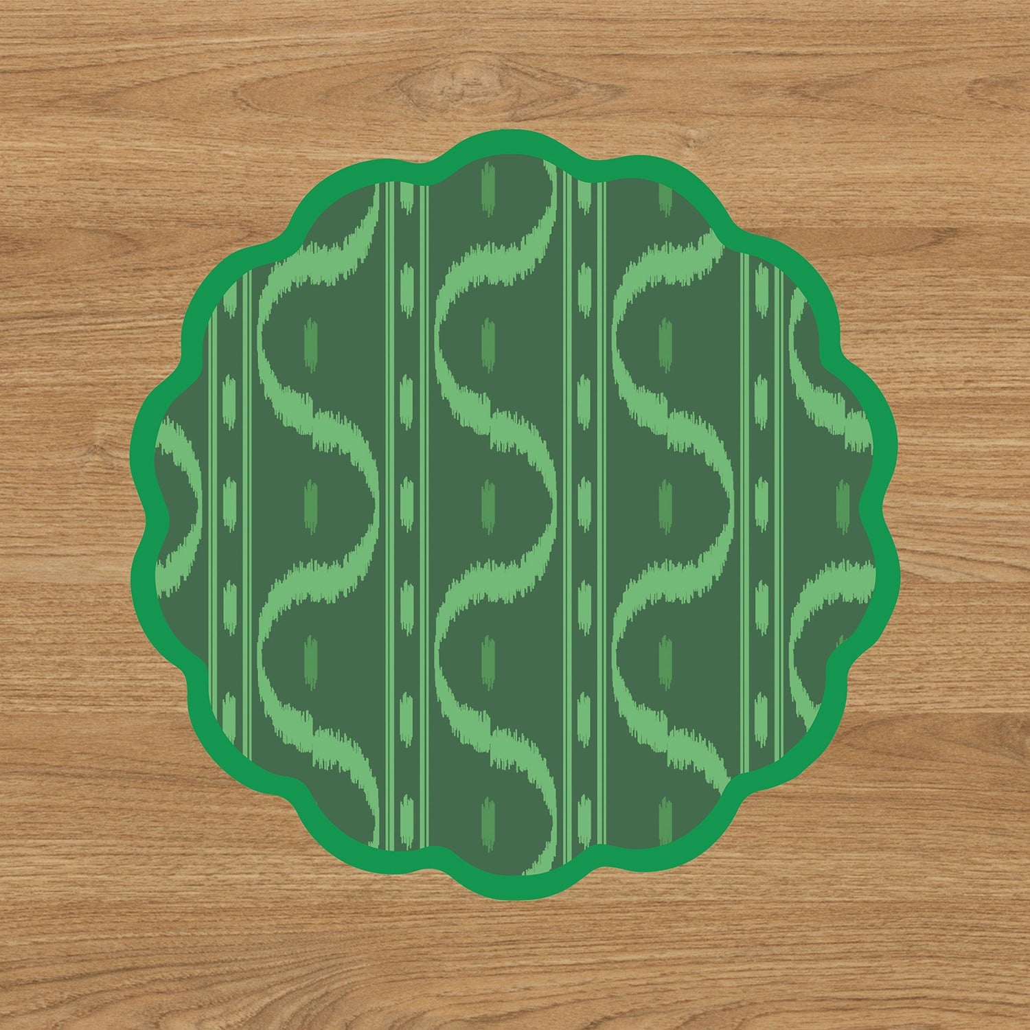VIDA Festive Reversible Placemats Set of 4 (Green & Red)