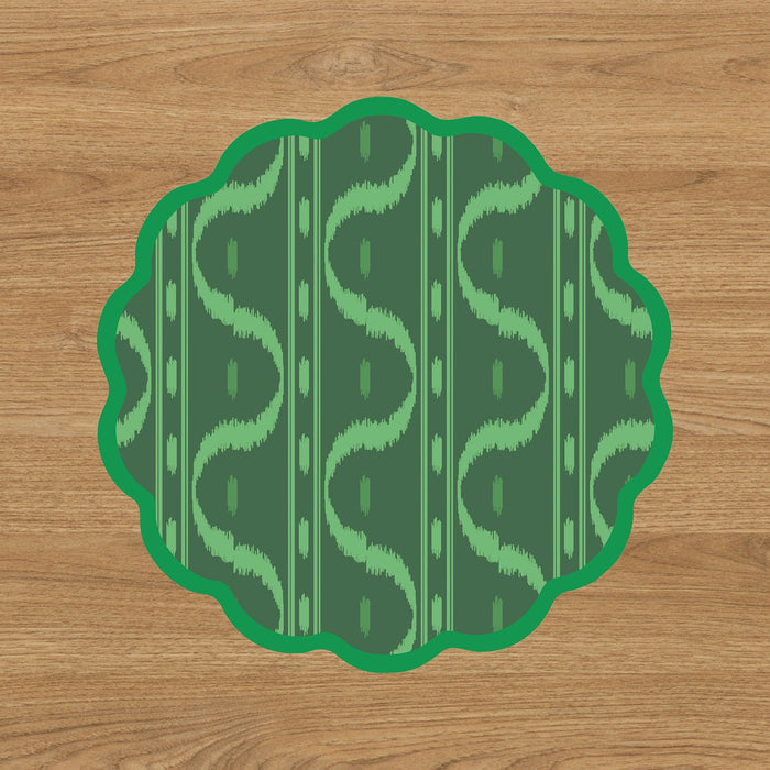 VIDA Festive Reversible Placemats Set of 4 (Green & Red)