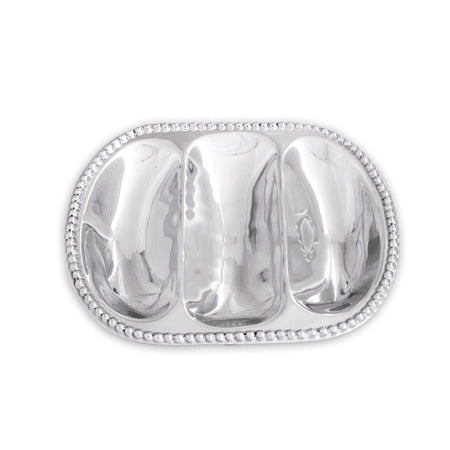 PEARL Large Triple Serving Platter