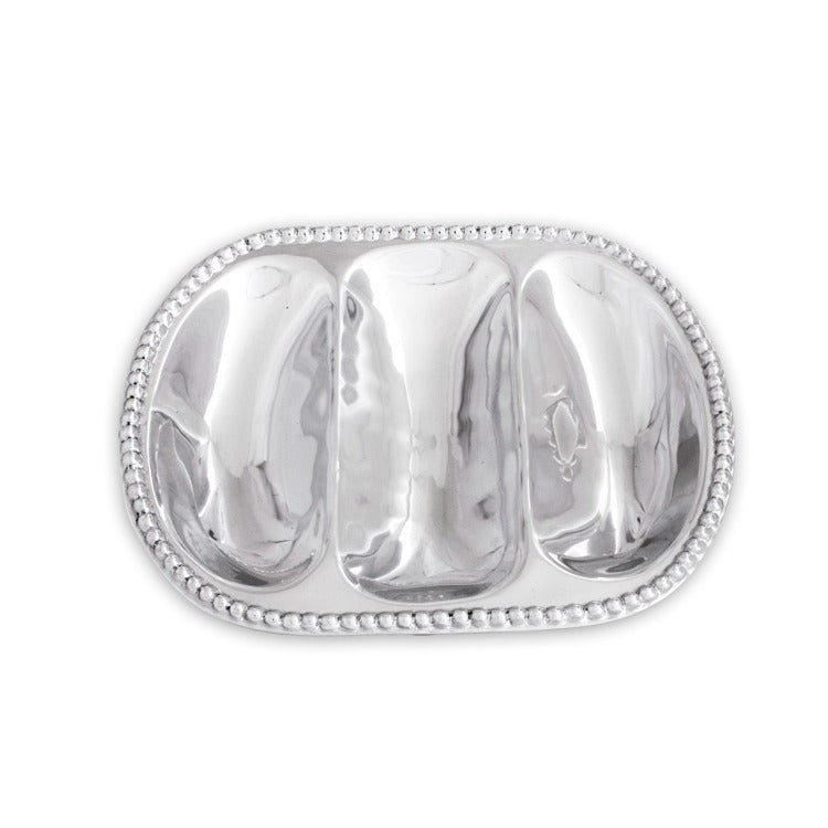PEARL Large Triple Serving Platter