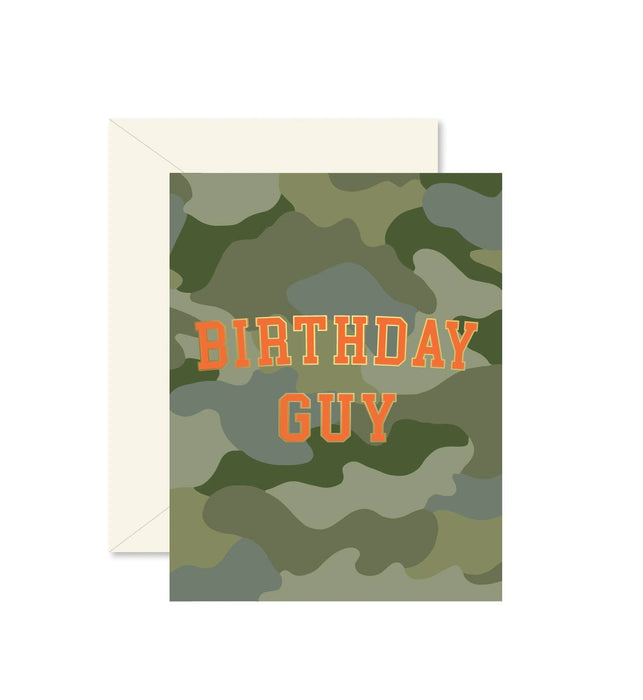 Camo Birthday Guy Card