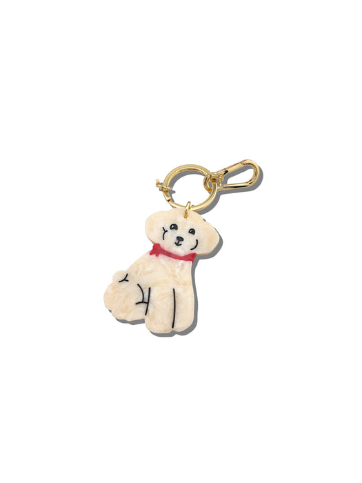 Doodle Puppy Bag Charm + Keychain