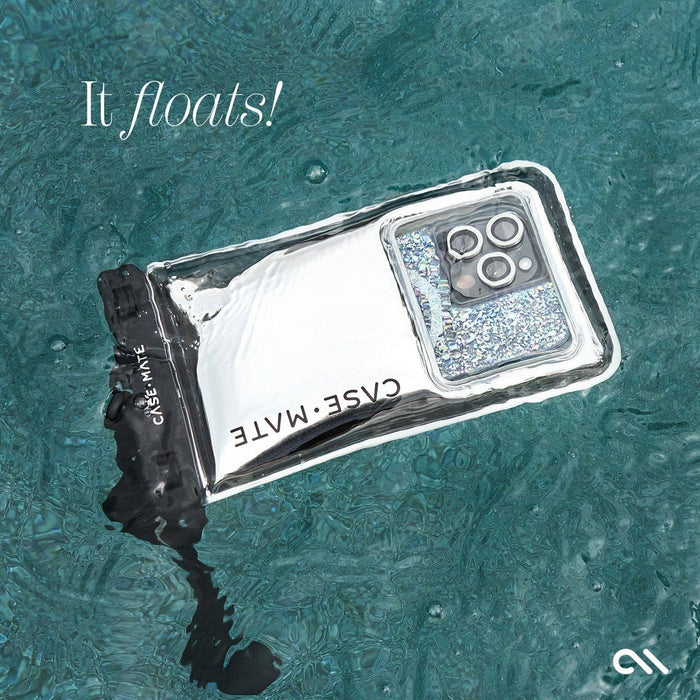 Silver Chrome Floating Phone Pouch