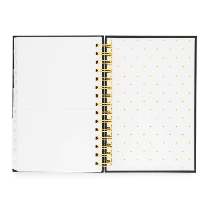 2025 Black Sm Spiral Planner