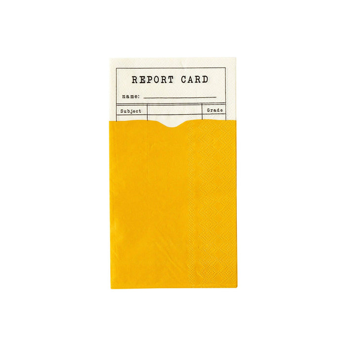 Back To School Report Card Napkin