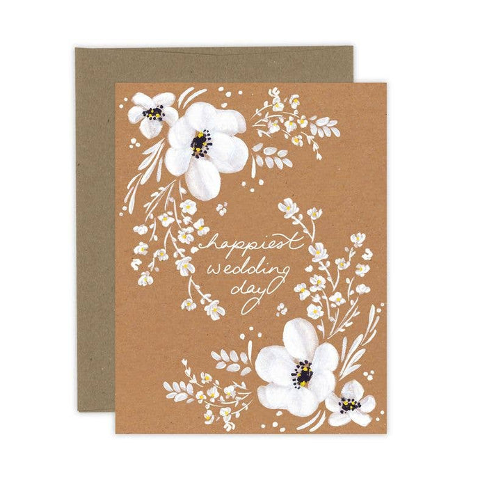 Kraft Happiest Wedding Day Card
