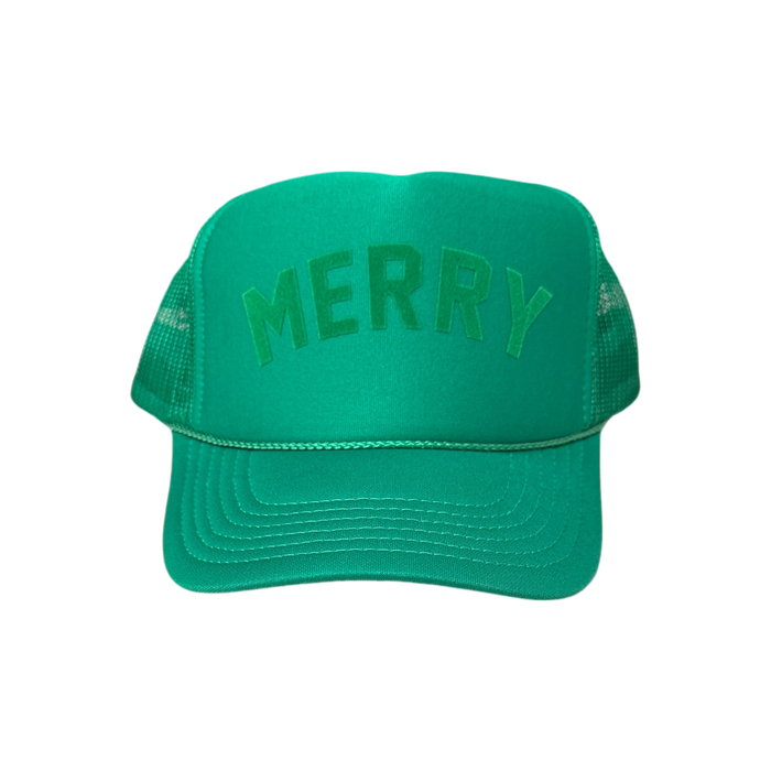 Green Merry Trucker Hat