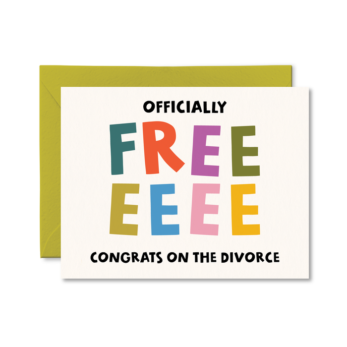 Officially Free Divorce Card