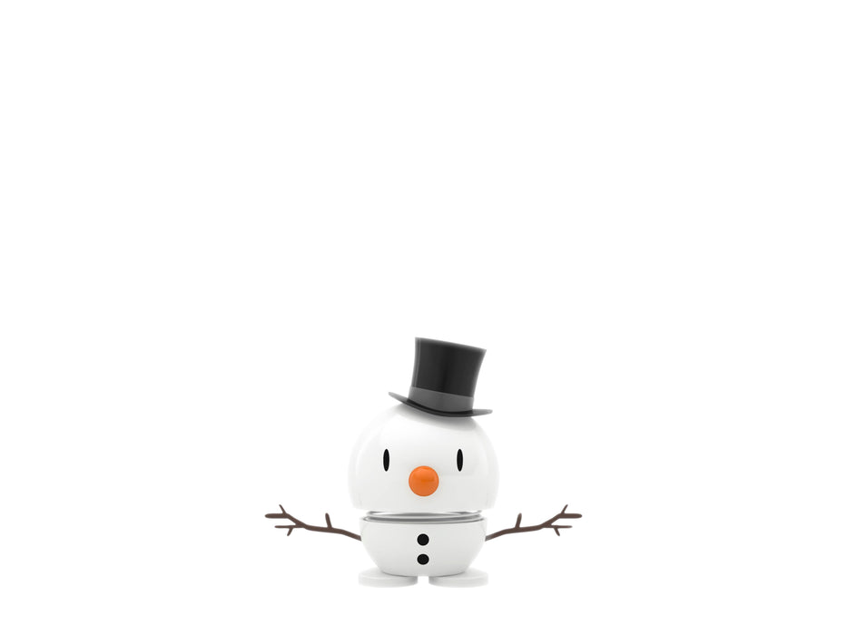 Small Hoptimist Snowman | White