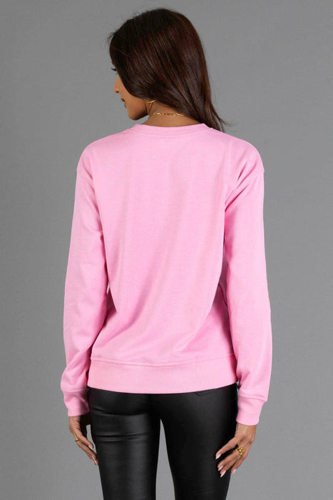 Pink Holly Jolly Sweatshirt