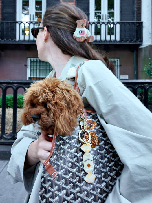 Doodle Puppy Bag Charm + Keychain