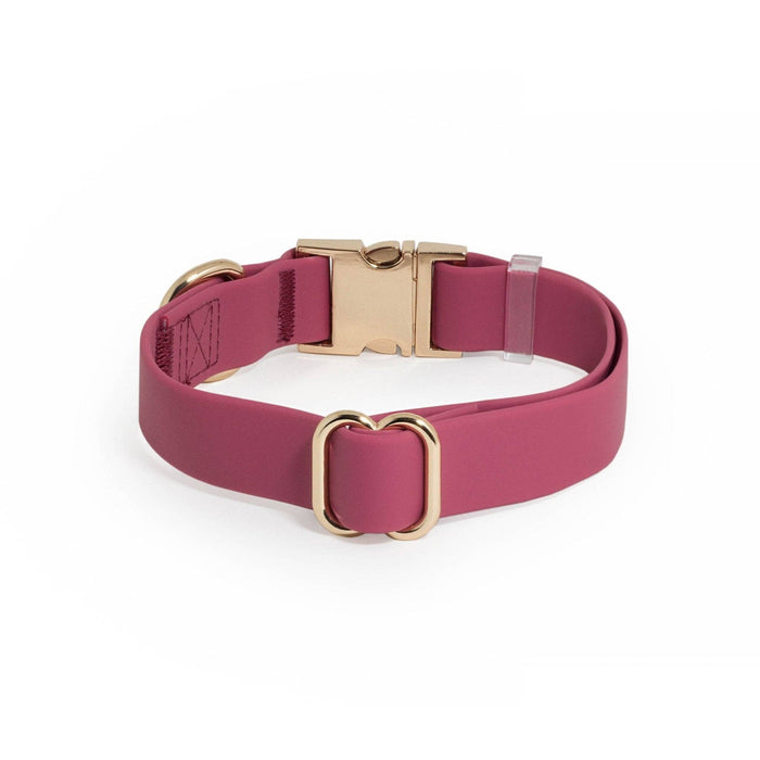 Mulberry Burgundy Dog Collar