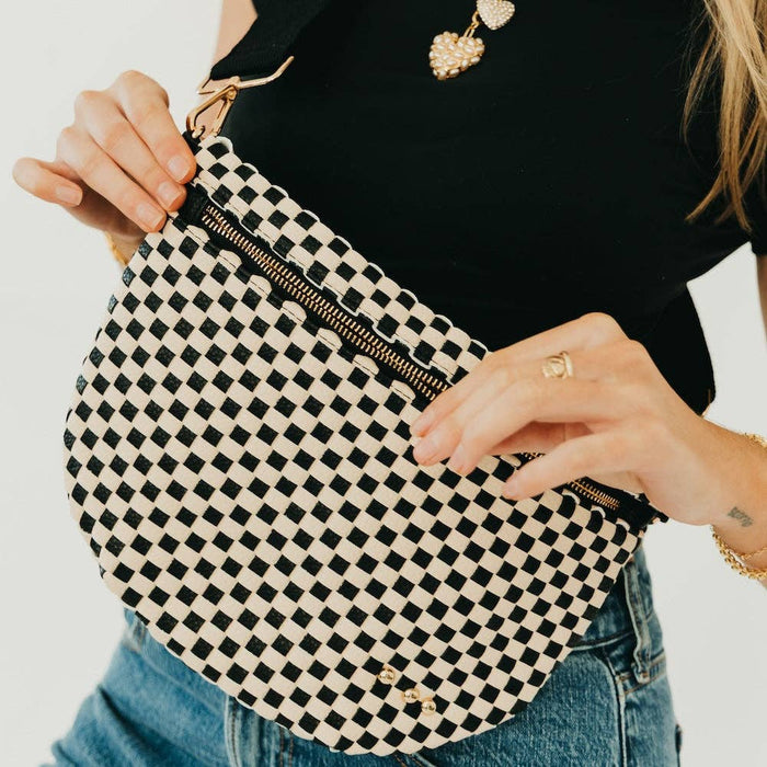 Westlyn Woven Bum Bag | Black
