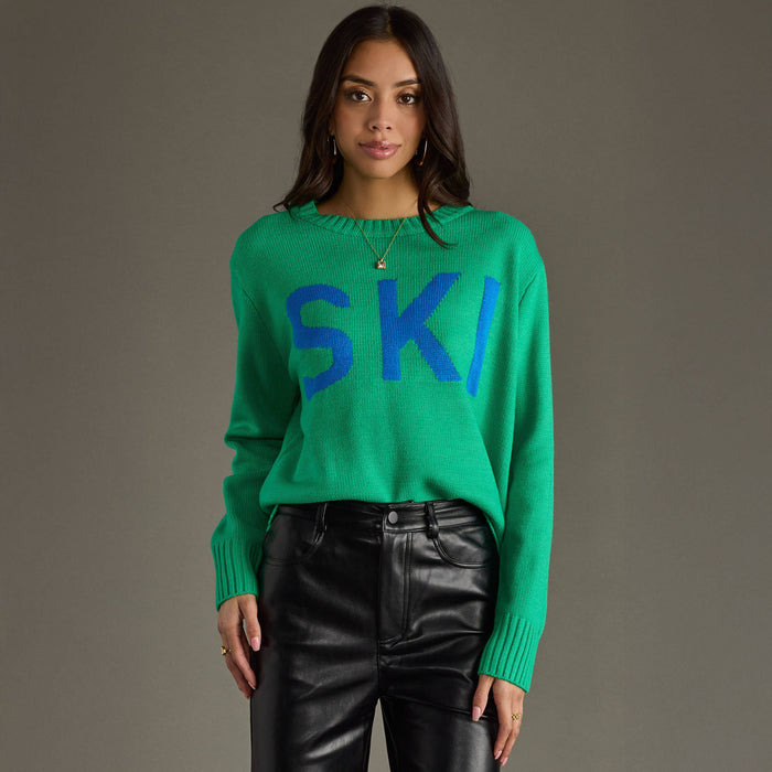 Green Ski Sweater