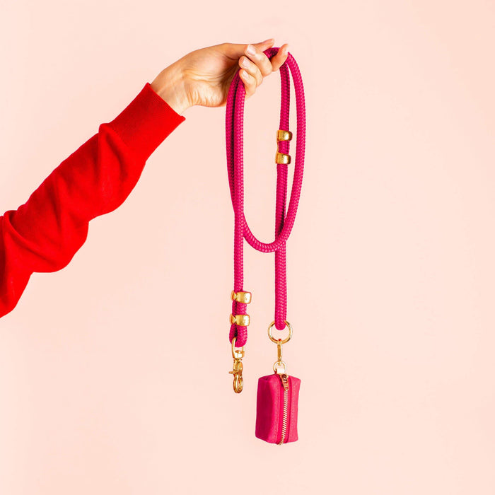 Hot Pink Marine Dog Leash | 5 feet