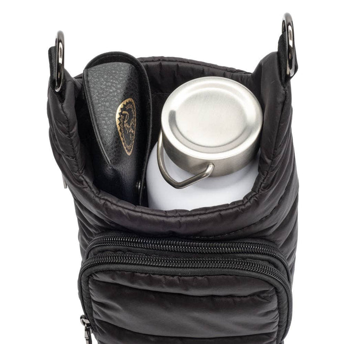 Black Matte HydroBag HANDLE w/Vegan Leather Strap