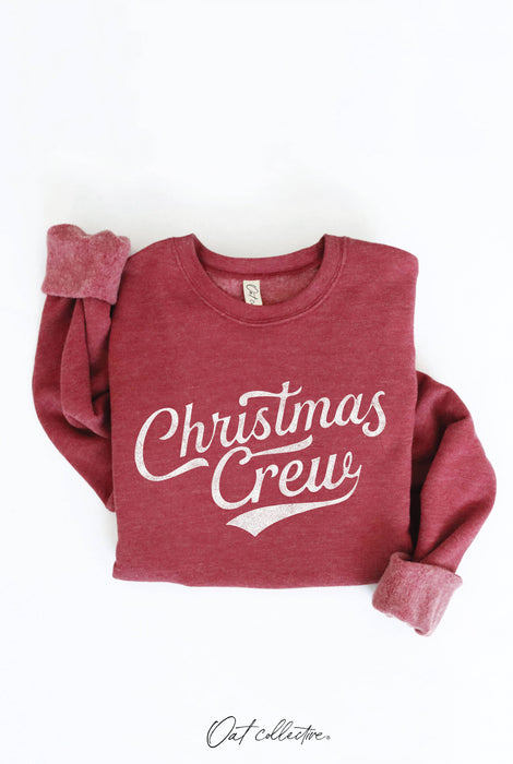 Christmas Crew Sweatshirt | Maroon