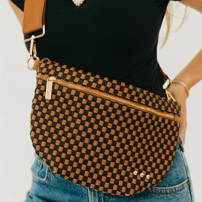Westlyn Woven Bum Bag | Black