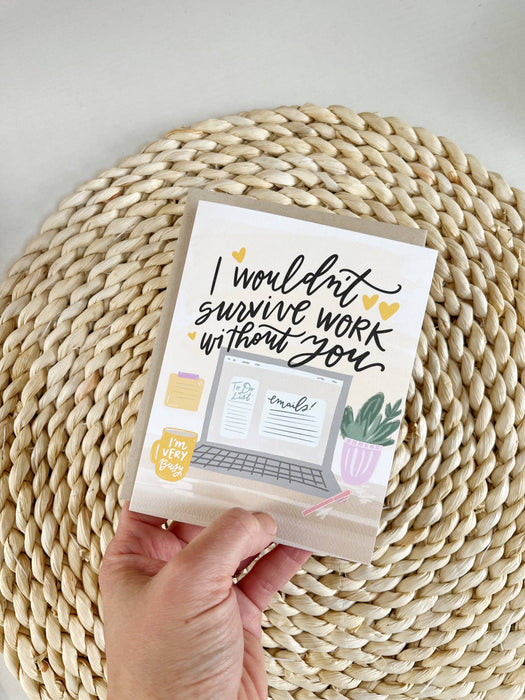 Work Bestie Card