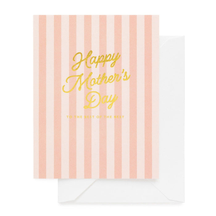 Pink Striped Mother's Day
