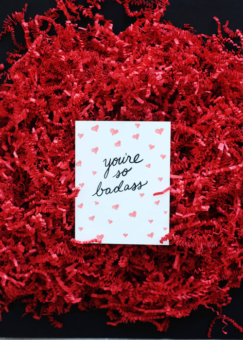 You're So Badass Card