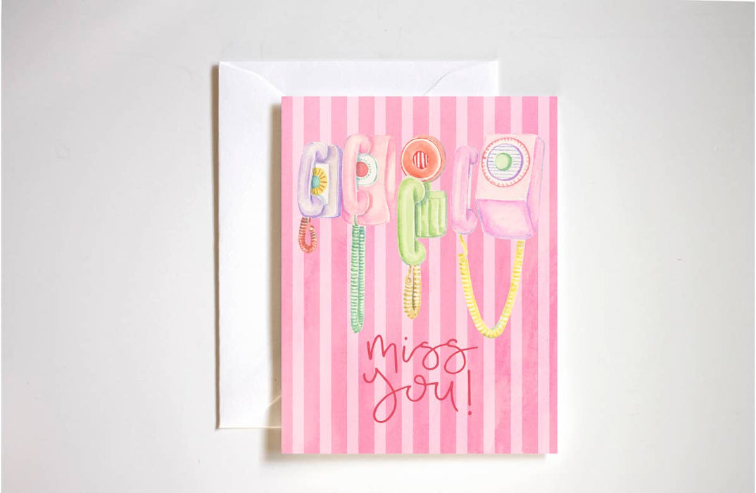 Miss You Card
