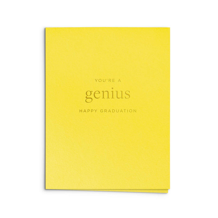 Genius Graduation Card