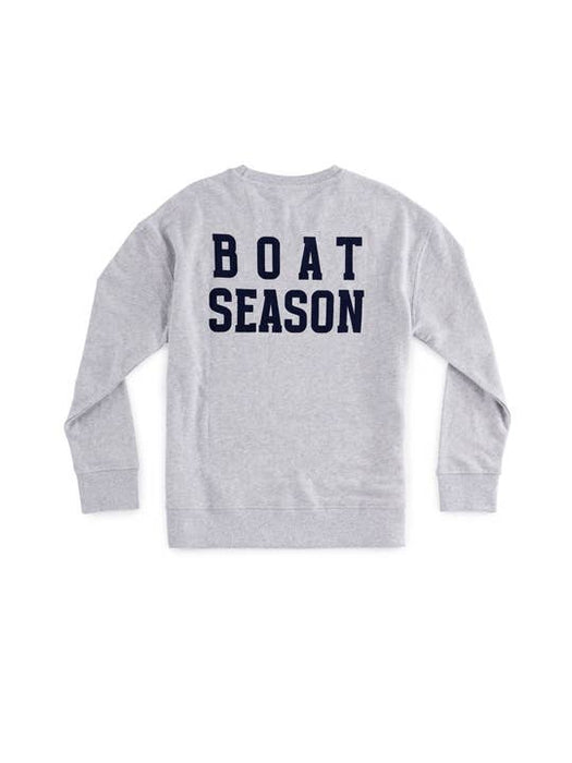 Grey Boat Season Sweatshirt