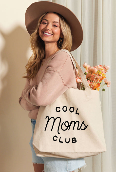 Cool Moms Club  Canvas Tote