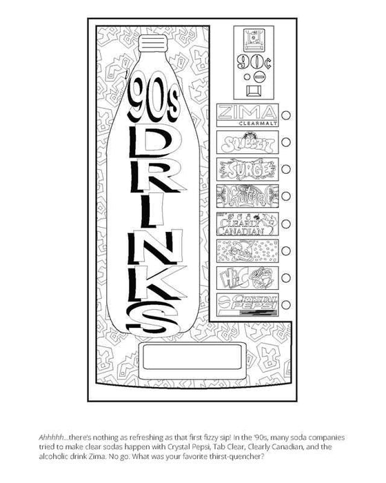1990s Coloring Book
