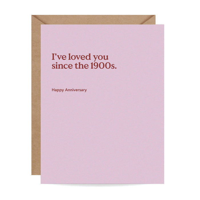 Since The 1900s Card
