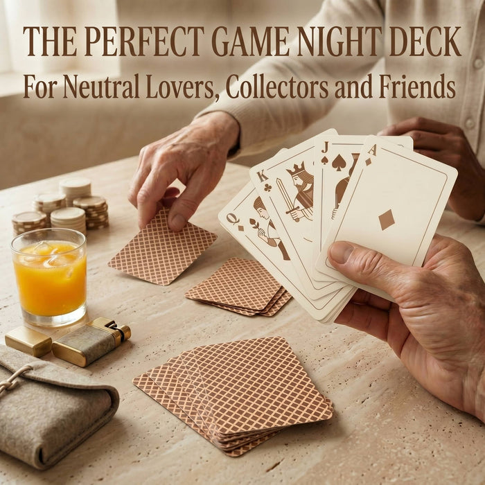 Neutral Modern Design Deck of Playing Cards