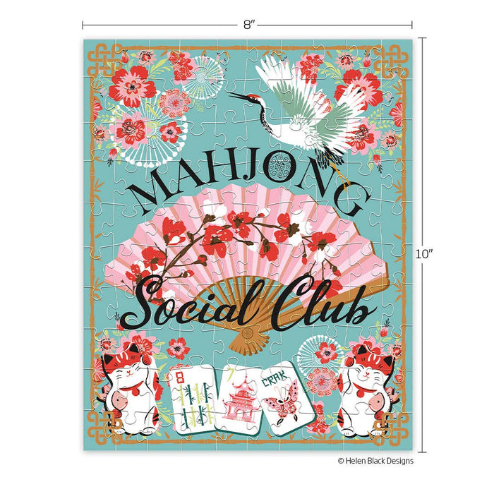Mahjong Social Club 100 Pc Puzzle