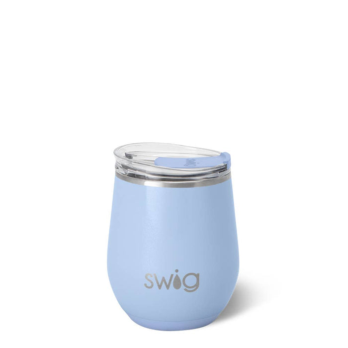 Shimmer Periwinkle Stemless 12 oz Wine Cup
