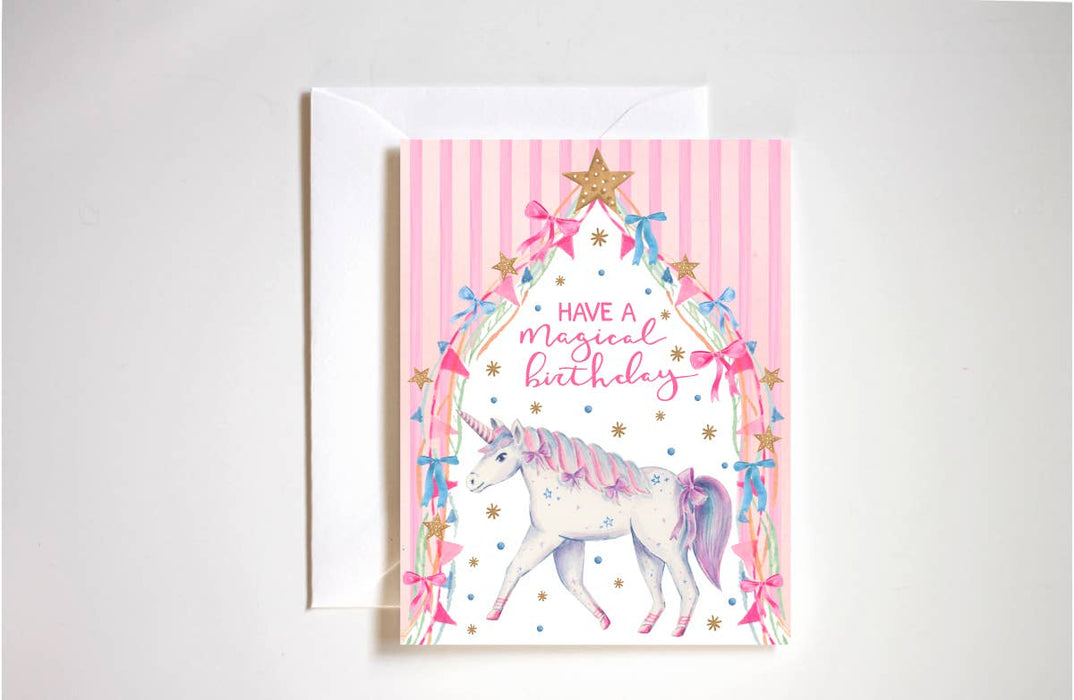 Have a Magical Unicorn Birthday card
