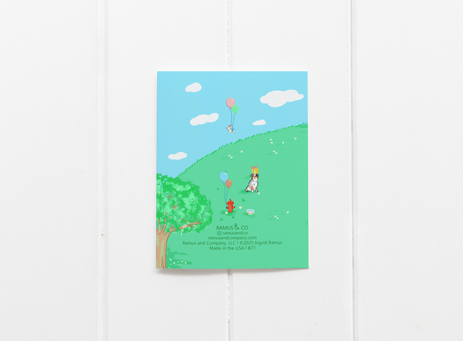 Dog Party Card