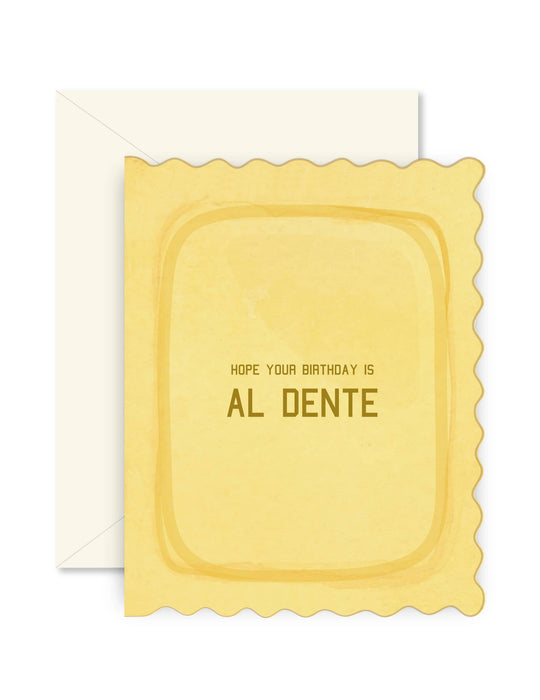 Pasta Al Dente Card