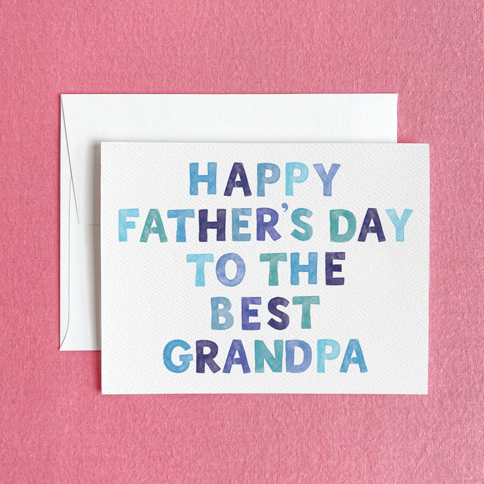 Best Grandpa Father's Day Card