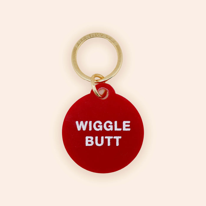 Wiggle Butt Pet Tag