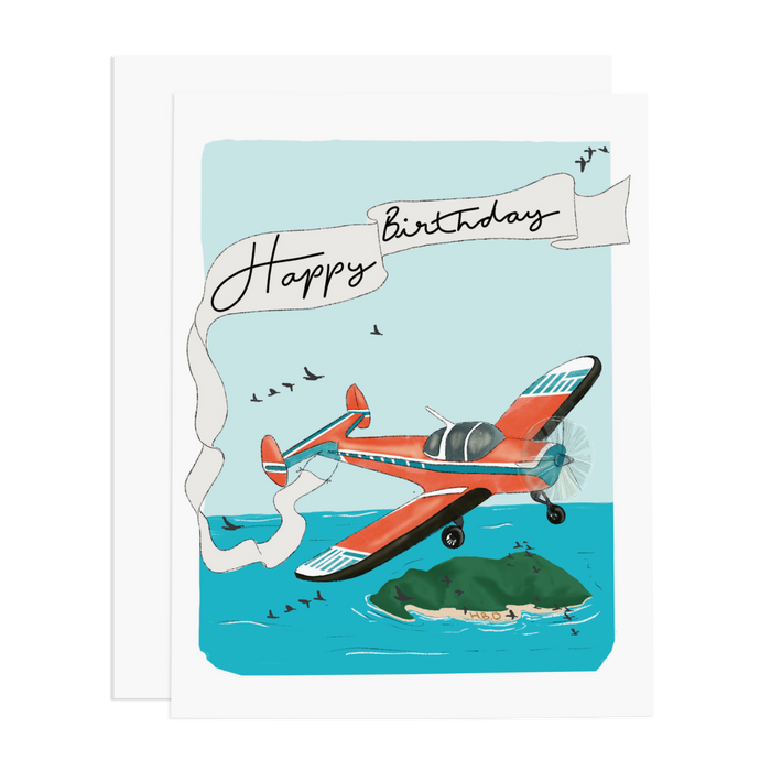 Birthday Plane Card