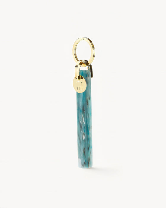 Bar Keychain in Jadeite | Gold